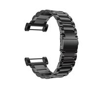 HECHENBAO Compatible With Core Three-Bead Stainless Steel Watch Strap Metal Wristband Suitable For Daily Wear