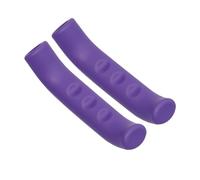 HECHENBAO Mountain Bike Brake Handlebar Cover Silicone Protective Bicycle Handlebars Covers Cycling Equipment Accessories(Purple)