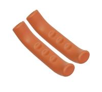 HECHENBAO Mountain Bike Brake Handlebar Cover Silicone Protective Bicycle Handlebars Covers Cycling Equipment Accessories(Orange)