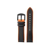 HECHENBAO Nylon Rubber Bottom Watchband Compatible With PRG-600YB PRG-650 PRW-6600 Canvas Silicone Watch Band Sports Strap 24mm Suitable For Daily Wear(Black Green)