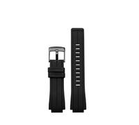HECHENBAO Rubber Watch Band Compatible With GA-2100 GM-2100 GA-2110 DW5600 Silicone Watch Strap Suitable For Daily Wear(Black black Buckle)
