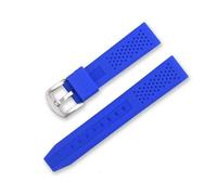 HECHENBAO Soft Silicone Strap 16/18/20/22/24mm Universal Sport Waterproof Rubber Smart Watch Band Bracelet Accessory Suitable For Daily Wear(Blue,24mm)