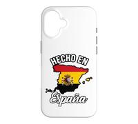 Hecho En Espana Spain Map Flag Heritage Graphic Design Case for iPhone 16