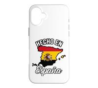 Hecho En Espana Spain Map Flag Heritage Graphic Design Case for iPhone 16 Plus