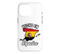 Hecho En Espana Spain Map Flag Heritage Graphic Design Case for iPhone 16 Pro