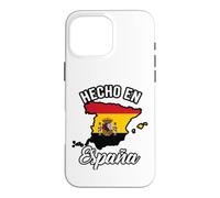 Hecho En Espana Spain Map Flag Heritage Graphic Design Case for iPhone 16 Pro Max