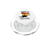 Hecho En Espana Spain Map Flag Heritage Graphic Design PopSockets PopGrip for MagSafe