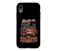 Hecho En La Isla Del Encanto Puerto Rico Case for iPhone XR