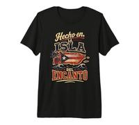 Hecho En La Isla Del Encanto Puerto Rico Premium T-Shirt