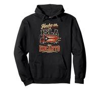 Hecho En La Isla Del Encanto Puerto Rico Pullover Hoodie