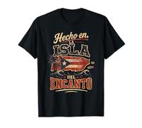 Hecho En La Isla Del Encanto Puerto Rico T-Shirt