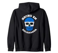 Hecho En Nicaragua Flag Nicaraguan Pride Zip Hoodie