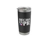 Hecho En PR Puerto Rico State Pride Home State Map Stainless Steel Insulated Tumbler