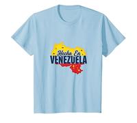 Hecho En Venezuela: Patriotic South American Pride T-Shirt, Kids, Baby Blue, 3 Years