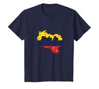 Hecho En Venezuela: Patriotic South American Pride T-Shirt, Kids, Navy, 3 Years