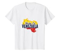 Hecho En Venezuela: Patriotic South American Pride T-Shirt, Kids, White, 3 Years