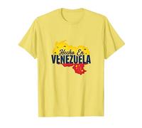 Hecho En Venezuela: Patriotic South American Pride T-Shirt, Men, Lemon, 3XL