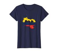 Hecho En Venezuela: Patriotic South American Pride T-Shirt, Women, Navy, 3XL