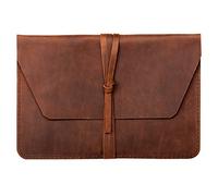 hecho. Leather Bag for MacBook Pro 13 Inch Retina - Handmade from 100% Genuine Leather (Cover, Sleeve, Protection)