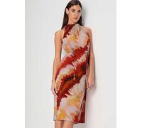Hechter Paris Classic Midi Dress Red Multi