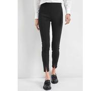 Hechter Paris Front Slit Slim Fit Leggings Metallic