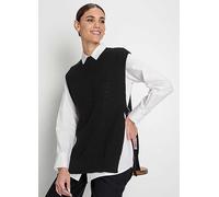 Hechter Paris Sleeveless Buckle Jumper Black