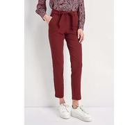 Hechter Paris Straight Leg Trousers Dark Red