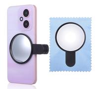 Hecila 3 Pcs Selfie Mirror Compact Phone Mirror for Back Camera Monitor Universal Phone Clip for Photo Video Vlog Live Streaming Smartphone Accessories for Precise Framing Improved Composition
