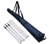 Hecis 6ft Pipe and Drape Stand Bag - Upright and Crossbar Bag for Metal Backdrop Stand