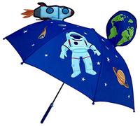 HECKBO 3D children's umbrella stick umbrella various motifs - Umbrella boys girls - kindergarten and school accessories - for the school gift as a small gift.