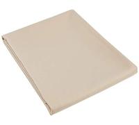 Heckett Lane Uni Satin Pillow Case, 100% Cotton Satin, Cuban Sand, 80 x 80 Cm, 1.0 Pieces