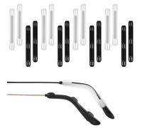 Heclia 16 PCS Eyeglasses Temple Tips Anti Slip Silicone Eyeglasses Sleeve Retainer Elastic Glasses Ear Grips Hooks Soft Comfort Ear Cushions for Sunglasses Reading Glasses Eyewear Accessories