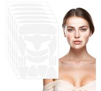 Heclia 192Pcs Wrinkle Patches Silicone Face Tape for Wrinkles Overnight Wrinkle Patches for Lip Forehead Smile Line Patch Facial Stickers to Smooth Skin Safe Gentle for All Skin Types