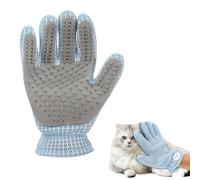 Heclia 2 in 1 Pet Grooming Gloves Pet Brush Glove Cat Brush Glove for Hair Removal Pets Deshedding Massage Gloves for Long Short Hair Efficient Pets Fur Removal Mitt for Cat Dog Horse