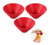 Heclia 3PCS Rubber Jar Opener, 3.7 Inch Round Non Slip Jar Gripper Pad for Seniors with Arthritis Weak Hands, Multi-Function Kitchen Gadget Jars Grippers for Opening Jars Coasters Bottle Lid Opener
