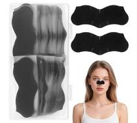 Heclia 70PCS Blackhead Pore Strips Bamboo Charcoal Face Strip For Blackheads Natural Charcoal Black head Tape for All Skin Type Black head Remover Deep Cleansing Charcoals Black Head Nose Tape