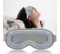 Heclia Blackout Sleep Mask for Women Men 100% Light Blocking Sleeping Mask Night Blindfold with Adjustable Strap Comfortable Eye Cover for Insomnia Relief Travel Home Nap Sleep Meditation Night Shift