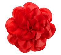 Heclia Extra Large Rose Flower Brooch Pin, Vintage Camellia Floral Lapel Pins for Women, 19cm French Satin Flower Pin for Dress, Suits, Jackets, Wedding, Party, Dance Clothes Accessories