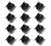 Heclia Hot Roller Clips Plastic Hair Curler Claw Clips for Sectioning Styling Creating Voluminous Curls 12 Pcs Lightweight Styling Accessories for Home Travel Use DIY Hairstyling Bridal Party Looks