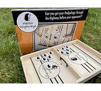 Hectic Highways Hedgehog Wooden Game Sling Puck Game Foodball Slingshot Hockey Game Fast Sling Family Game Family Wooden Game Hedgehogs R Us