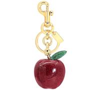 HecticCore Cherry Bag Charm - Versatile Key Ring, Purse Pendant, Lucky Charm, Personalised Car Accessories, Fashionable Bag or Key Accessory for Handbags, Red apple, 1