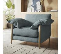 Hector Tonal Plush Chenille Snuggle Chair