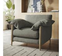 Hector Tonal Plush Chenille Snuggle Chair