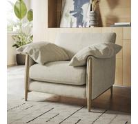 Hector Tonal Plush Chenille Snuggle Chair