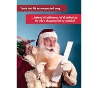 He'd Picked Up His Wife's Shopping List By Mistake! - Funny Christmas Card