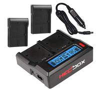 Dual Battery Charger with Battery Charger Plate - Canon: LP-E6