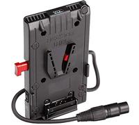 HEDBOX UNIX-4X - V-Mount Battery Adapter Plate, 3x D-Tap & USB, with Power out Cable - 4-Pin XLR Connector