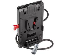 HEDBOX UNIX-BM - V-Mount Battery Adapter Plate, 3x D-Tap & USB, with power out cable for BMPCC 4K & 6K