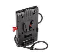 HEDBOX UNIX-DC - V-Mount Battery Adapter Plate, 3x D-Tap & USB, Regulated 12V/50W Power out Cable - Male DC Plug