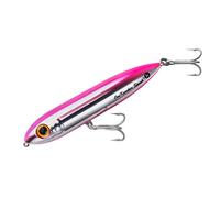 Heddon Saltwater One Knocker Spook Fishing Lure, Chrome/Pink